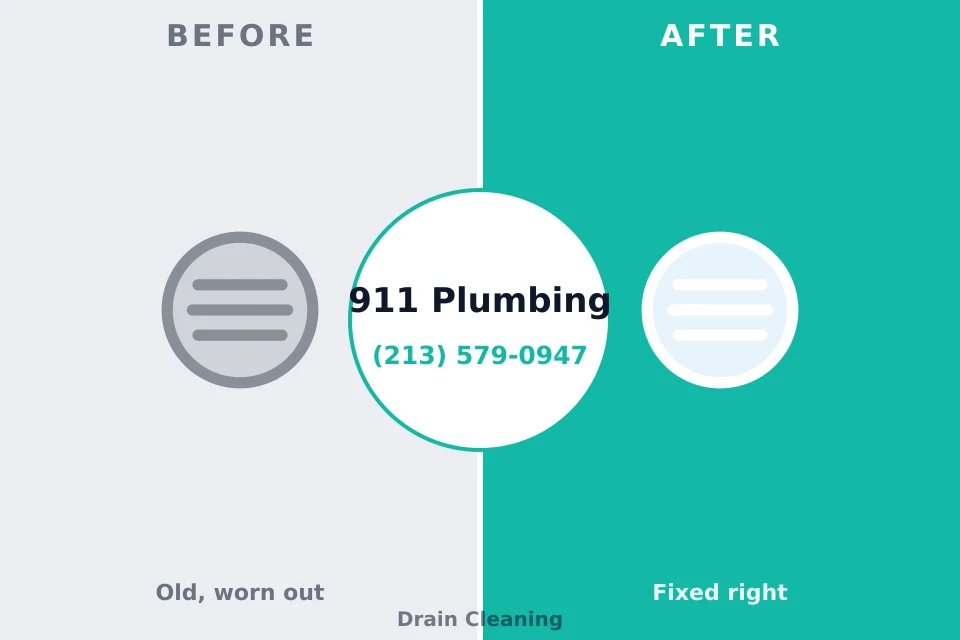 Before and after: plumbing repair McCormick, SC